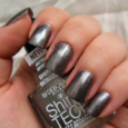 Deborah Milano Vernis A Ongles Shine Tech 83 Noir Argenté Pailleté Val 10€