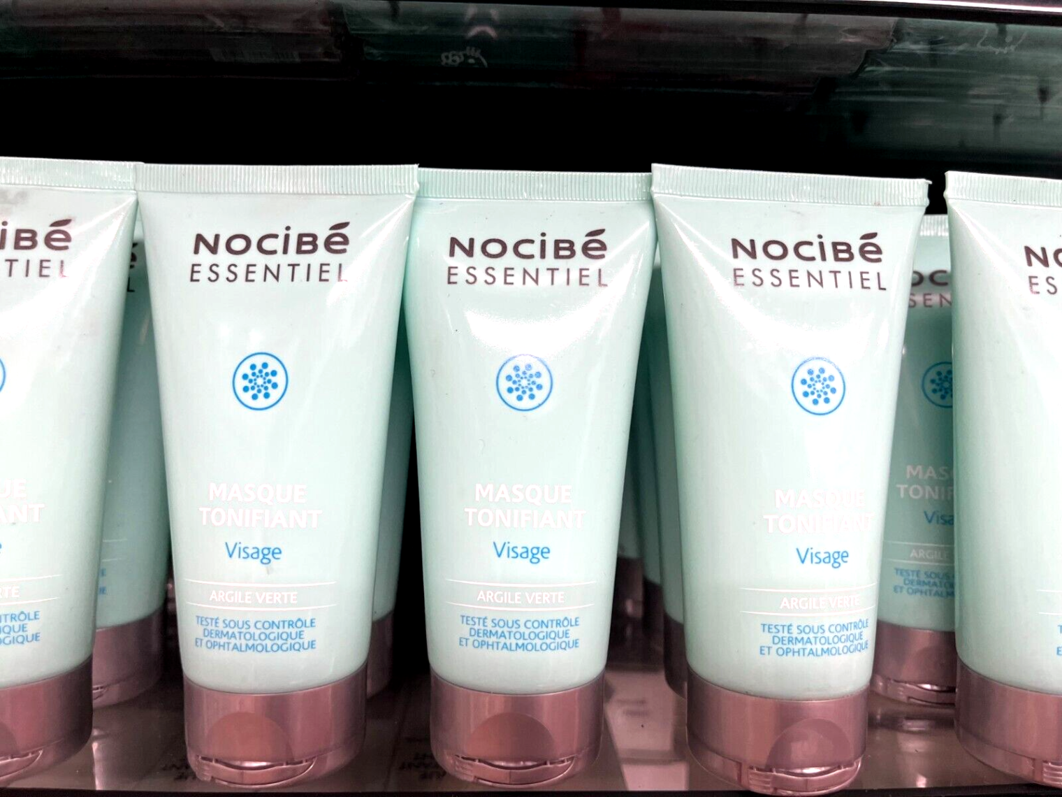 Nocibé lot revendeur de 50 masques visage tonifiant à l'argile Verte