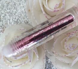 Hello Kitty roll'on ombre à paupières pailletté rose pink neuf