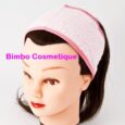 Bandeau Esthetique Rose Maquillage Soin  Tres Bonne Qualite Fermeture Scratch