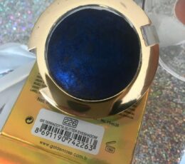 Golden Rose fard ombre à paupières professionnelle pigment magnifique 226 bleu marine neuf