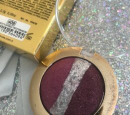 Golden Rose trio fard ombre à paupières professionnelle duo pigment magnifique 409 prune argenté neuf