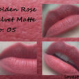 Golden Rose Rouge A Levres Mat Velvet Matte Lipstick 05 Brick Rosé