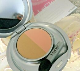 T.Leclerc Ombre à paupières duo mat & irisée poudrée 02 vanille neuf