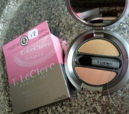 T.Leclerc Ombre à paupières duo mat & irisée poudrée 02 vanille neuf