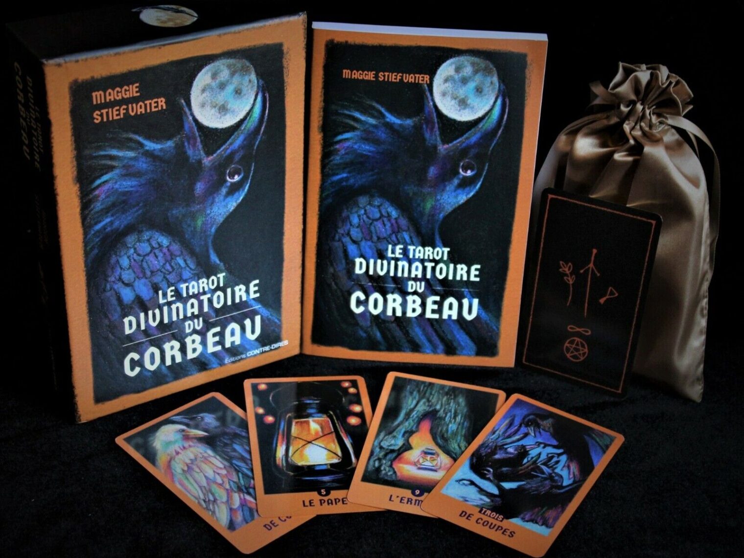Coffret Le Tarot Divinatoire Du Corbeau 78 Cartes Livré Neuf blister ...