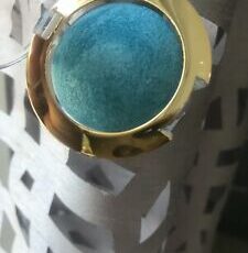 Golden Rose fard ombre à paupières professionnelle pigment magnifique 115 Bleu Turquoise neuf