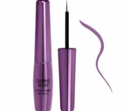 Golden Rose eyeliner style métallic 10 lilas métallisé pinceau souple et fin 6,5ml neuf