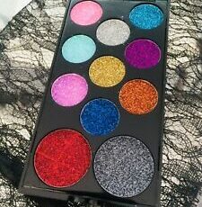 Easy Paris Palette Fard A Paupiere Gel 11 Tons Paillettes Glitter 8gr neuf
