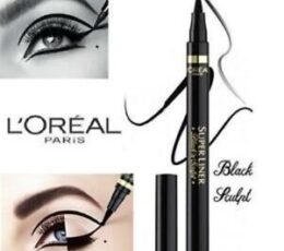 l'oréal yeux super liner eyeliner feutre black'n scult extra black Noir neuf