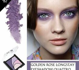 Golden Rose longstay palette fard ombre à paupieres eyeshadow quattro 02 Violet neuf