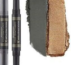 Max Factor duo fard a paupières crème bronze moon & vert forest neuf