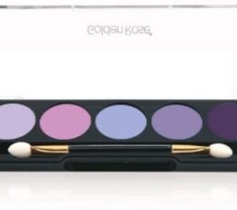 Golden Rose palette 5 fard ombre à paupières professionnelle pigment magnifique105 Purple Line
