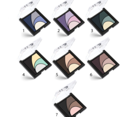 Golden Rose longstay palette fard ombre à paupières eyeshadow quattro 01 bleu neuf