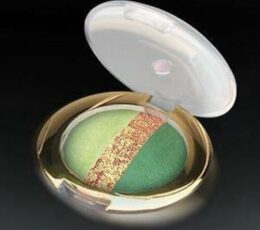 Golden Rose trio fard ombre à paupières professionnelle pigment magnifique 410 vert et doré neuf