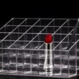 Lot 3 Présentoir De 24 Compartiments De Rouge à Lèvres Rangement Cosmétique