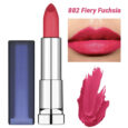 Gemey Maybelline rouge à lèvres color sensational mat 882 fiery fuchsia neuf